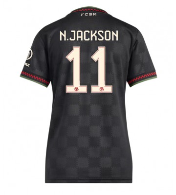 Bayern Munich Nicolas Jackson #11 Tredjetrøje Dame 2025-26 Kortærmet